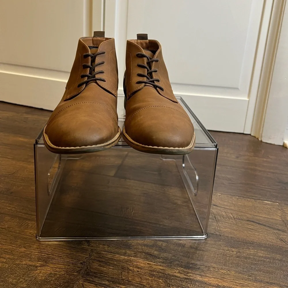 CALL IT SPRING Men’s Sustainable + Vegan Chukka Boots Size Men’s 8 Color Brown